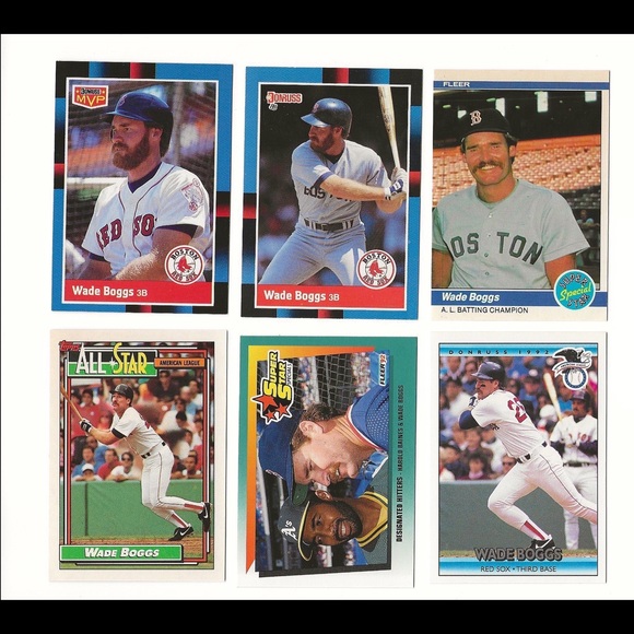 84 85 86 87 88 91 92 Topps Stadium Club Donruss Fleer Bowman Wade Boggs Lot - Picture 2 of 10